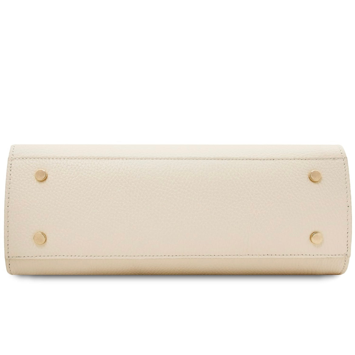 The Tropical Duchess Tuscany Leather Tote MAISY TL142455 in Beige