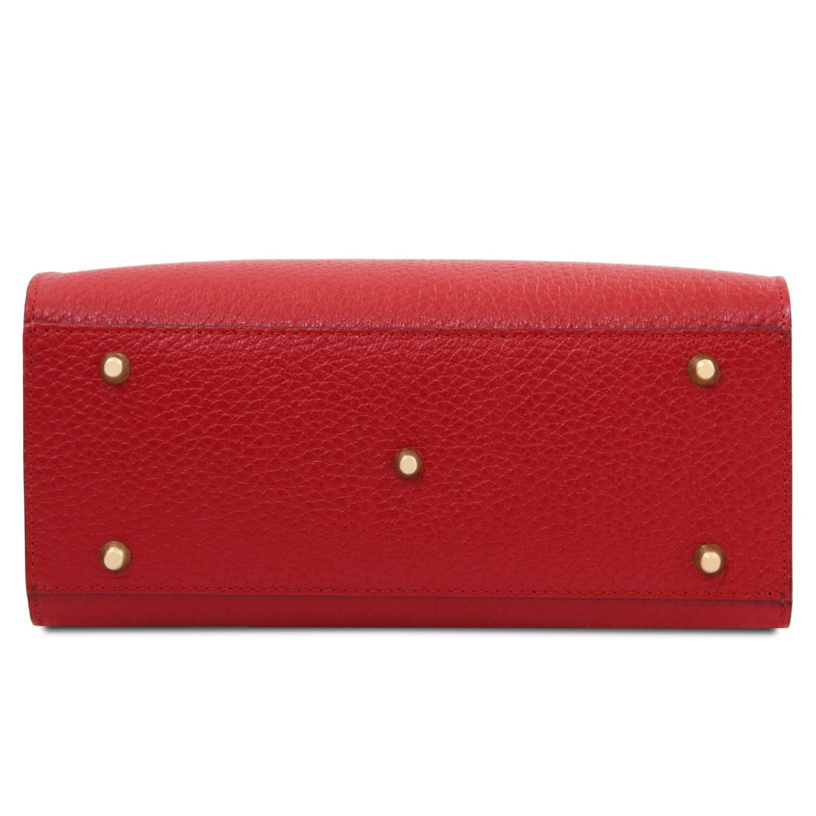 The Tropical Duchess Tuscany Leather  DAMA TL142565 Leather Handbag in Lipstick Red