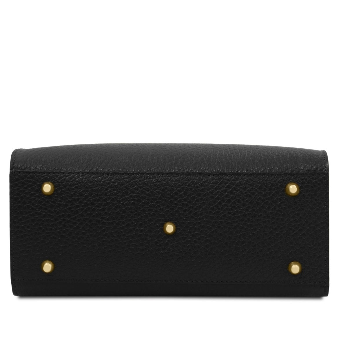 The Tropical Duchess Tuscany Leather  DAMA TL142565 Leather Handbag in Black