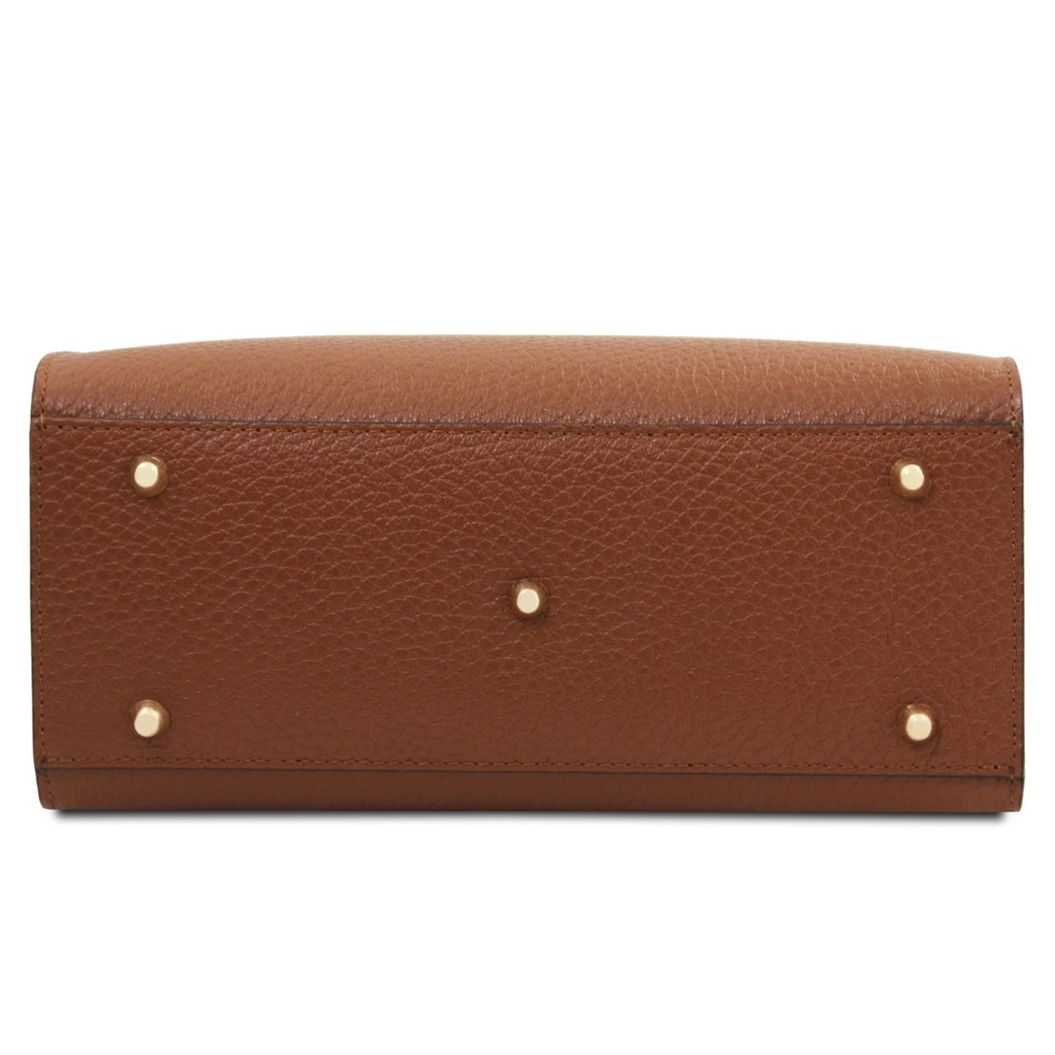 The Tropical Duchess Tuscany Leather  DAMA TL142565 Leather Handbag in Cognac
