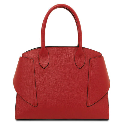The Tropical Duchess Tuscany Leather Collection Coccola TL142421 in Lipstick Red