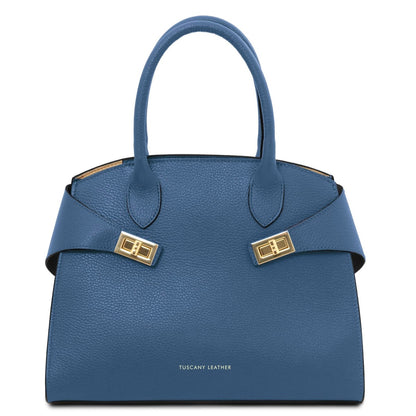The Tropical Duchess Tuscany Leather Collection Coccola TL142421 in Denim