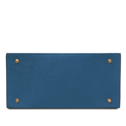 The Tropical Duchess Tuscany Leather Collection Coccola TL142421 in Denim