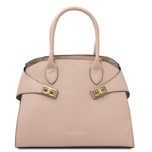The Tropical Duchess Tuscany Leather Collection Coccola TL142421 in Nude