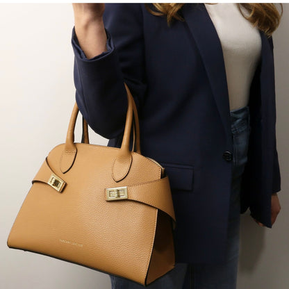 The Tropical Duchess Tuscany Leather Collection Coccola TL142421 in Nude