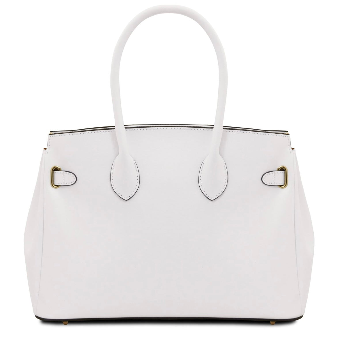 The Tropical Duchess Tuscany Leather TL BAG TL142174 Leather Handbag in White