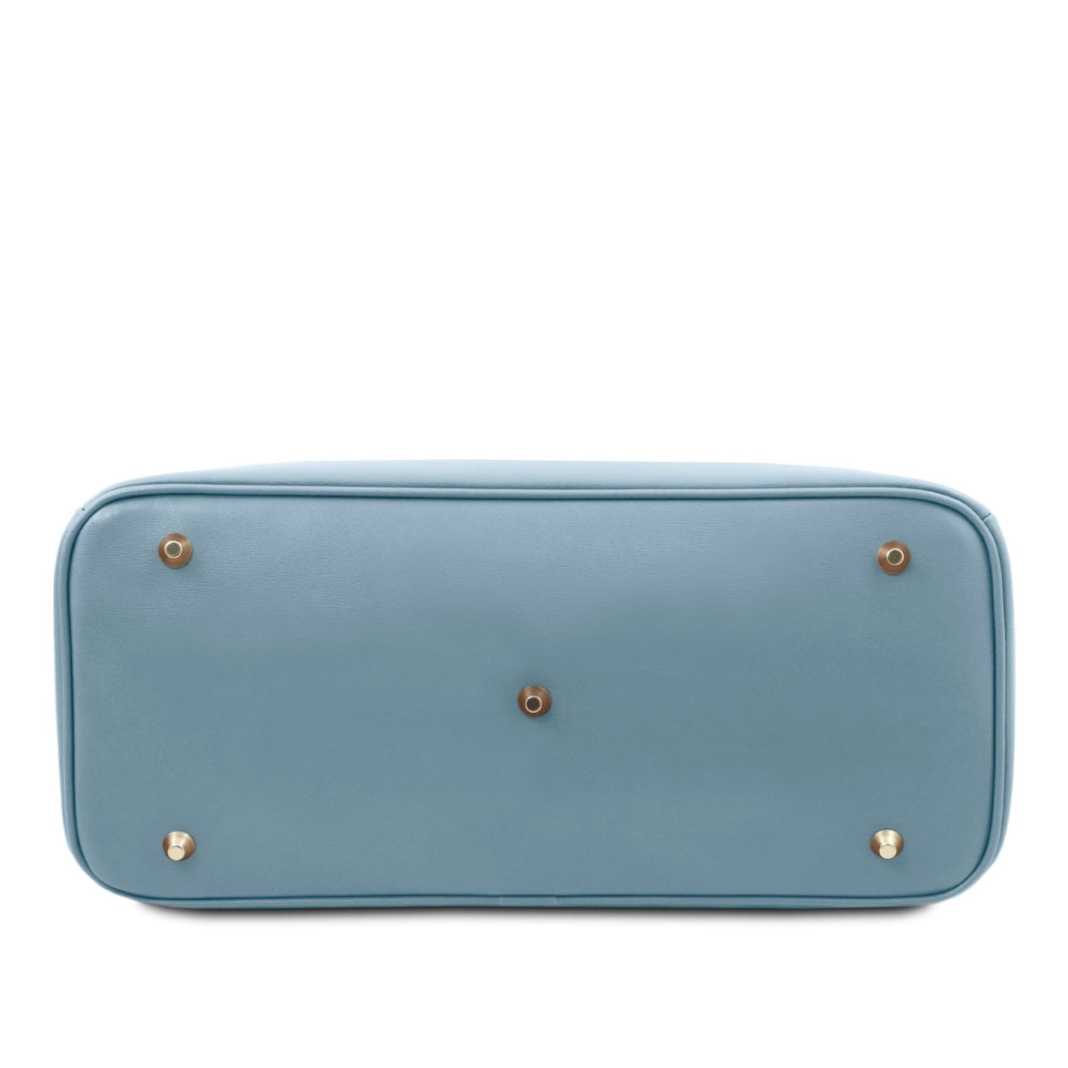 The Tropical Duchess Tuscany Leather TL BAG TL142174 Leather Handbag in Light Blue