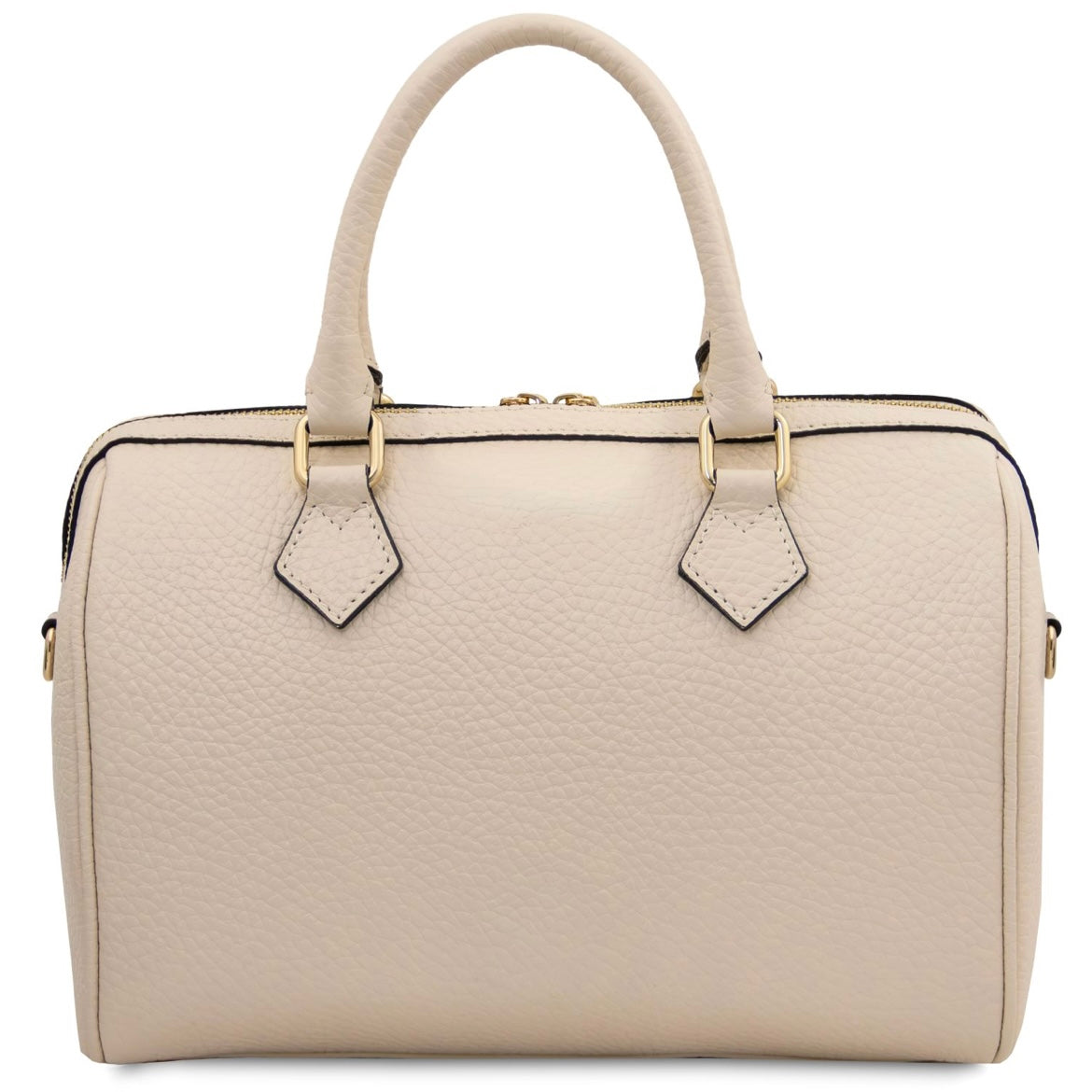 The Tropical Duchess Tuscany Leather  BARRIQUE TL142586 Leather Duffle bag in Beige