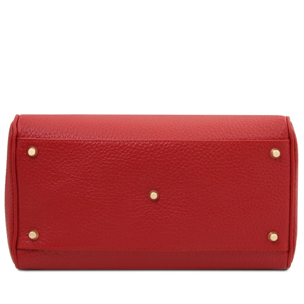 The Tropical Duchess Tuscany Leather  BARRIQUE TL142586 Leather Duffle bag in Lipstick Red