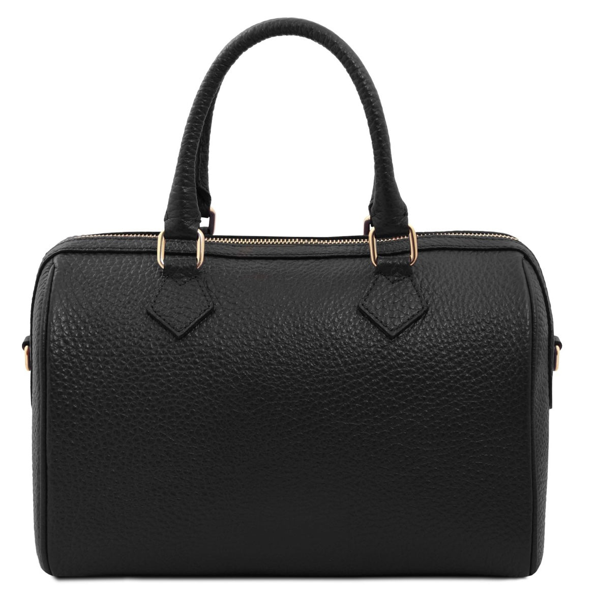 The Tropical Duchess Tuscany Leather  BARRIQUE TL142586 Leather Duffle bag in Black