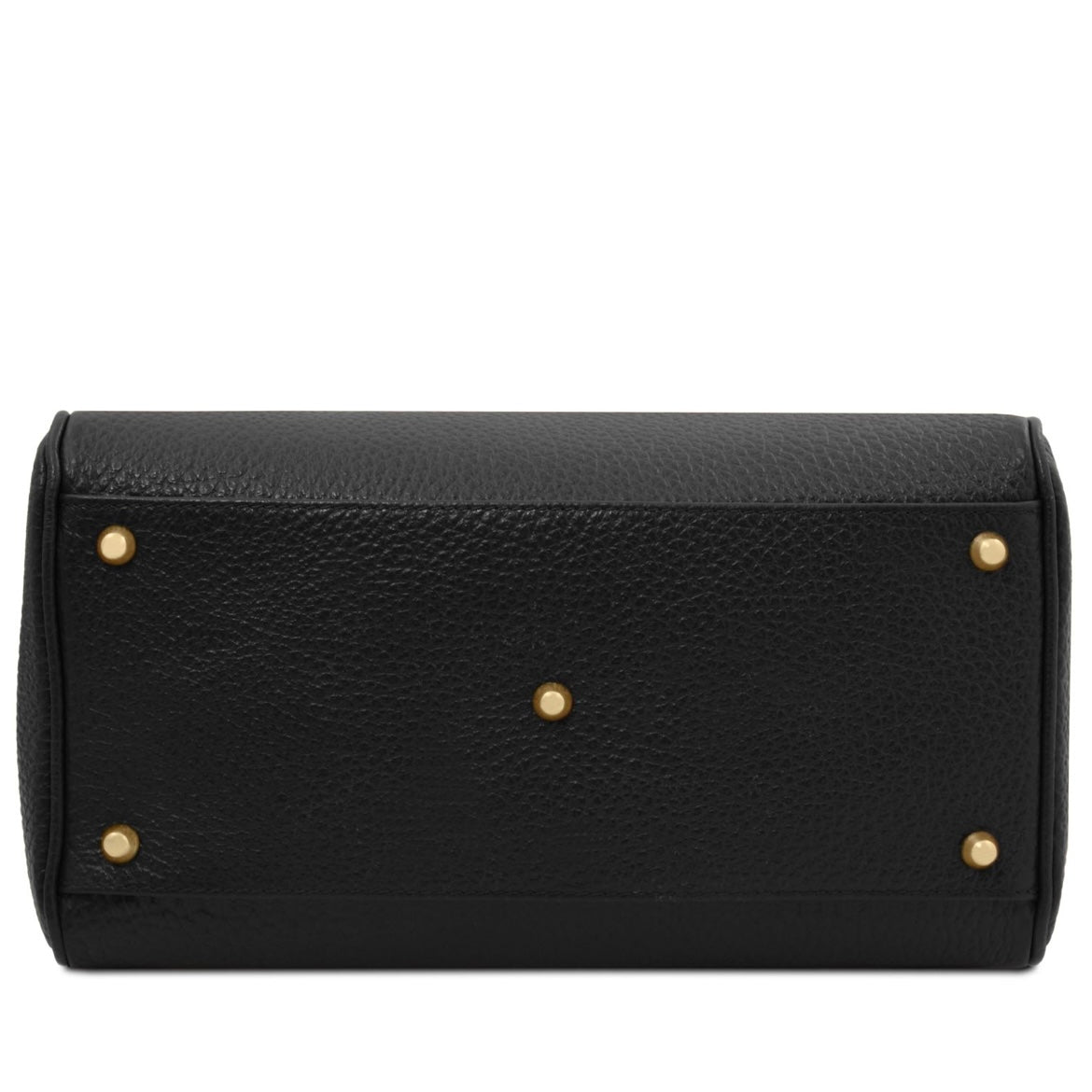 The Tropical Duchess Tuscany Leather  BARRIQUE TL142586 Leather Duffle bag in Black
