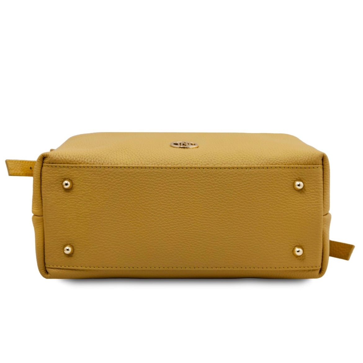 The Tropical Duchess Tuscany Leather  DIADE TL142587 Soft Leather Shopping bag in Yellow