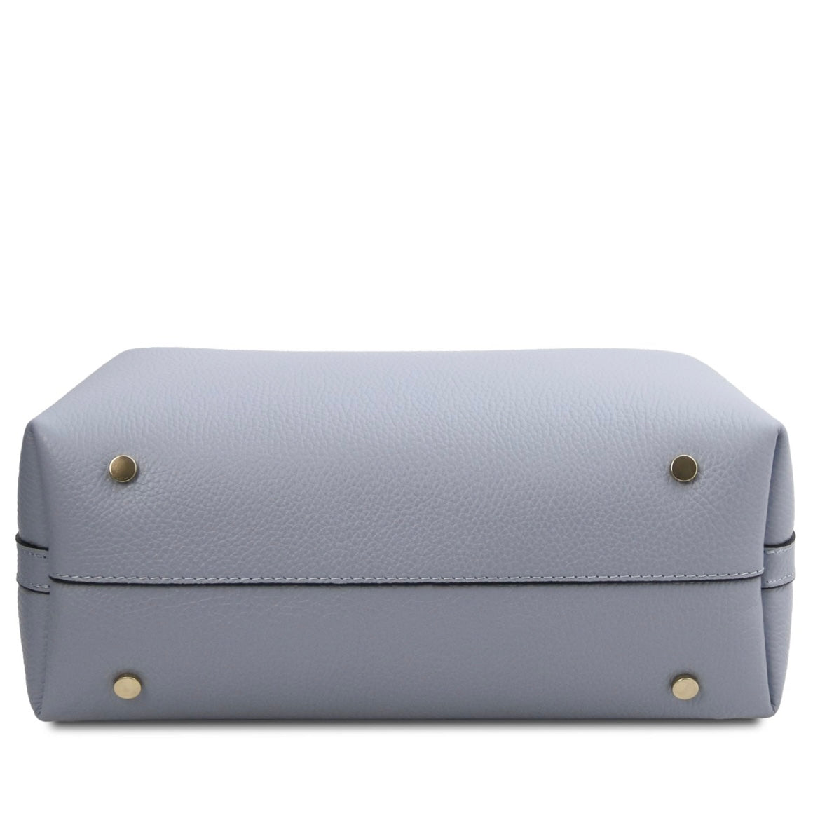 The Tropical Duchess Tuscany Leather  CLIO TL142356 Leather Secchiello bag in Light Blue