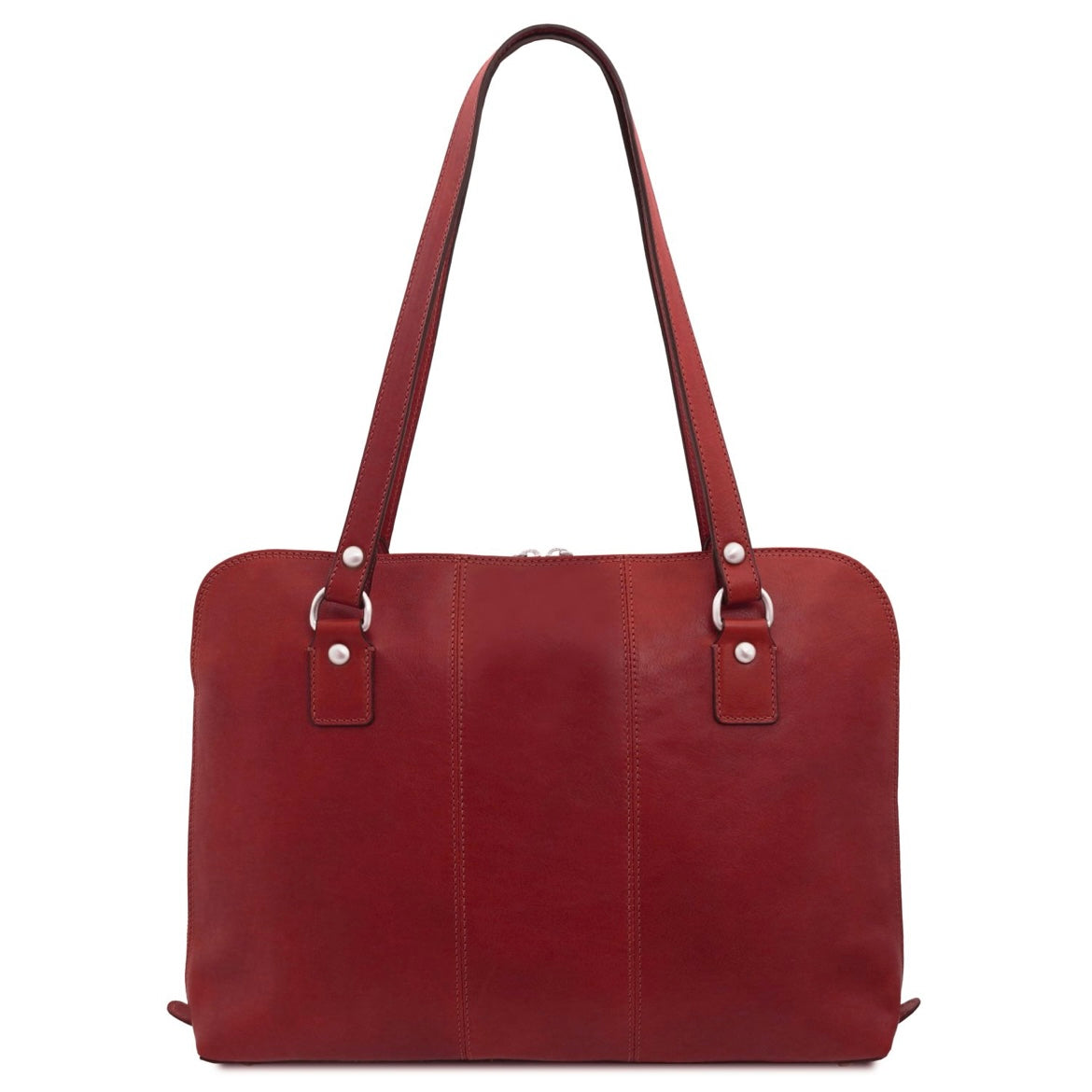 The Tropical Duchess Tuscany Leather  RAVENNA TL142426 Exclusive Lady Business bag in Red