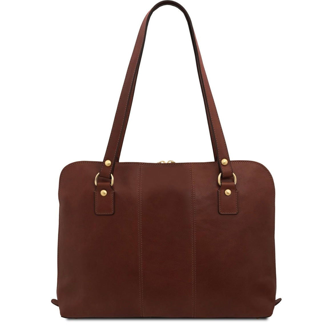 The Tropical Duchess Tuscany Leather  RAVENNA TL142426 Exclusive Lady Business bag in Brown