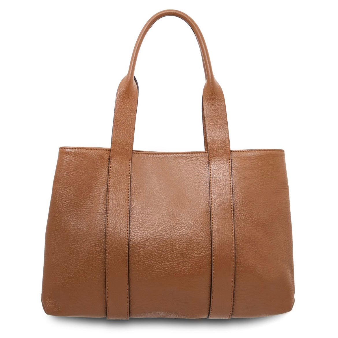 The Tropical Duchess Tuscany Leather  CALLIE TL142415 Soft Leather Shoulder bag in Cognac