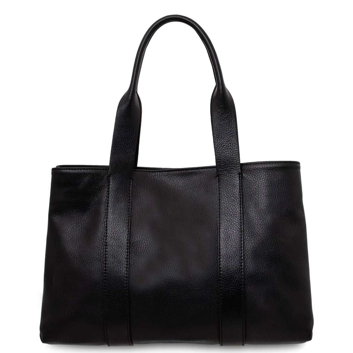 The Tropical Duchess Tuscany Leather  CALLIE TL142415 Soft Leather Shoulder bag in Black