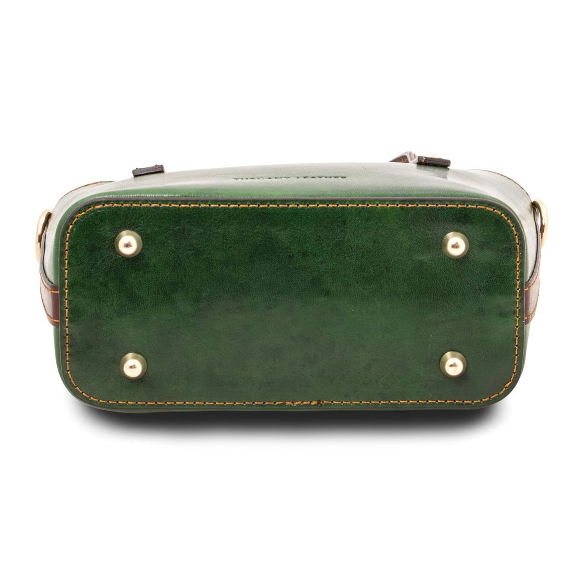 The Tropical Duchess Tuscany Leather  AMELIA TL142406 Leather Tote in Green