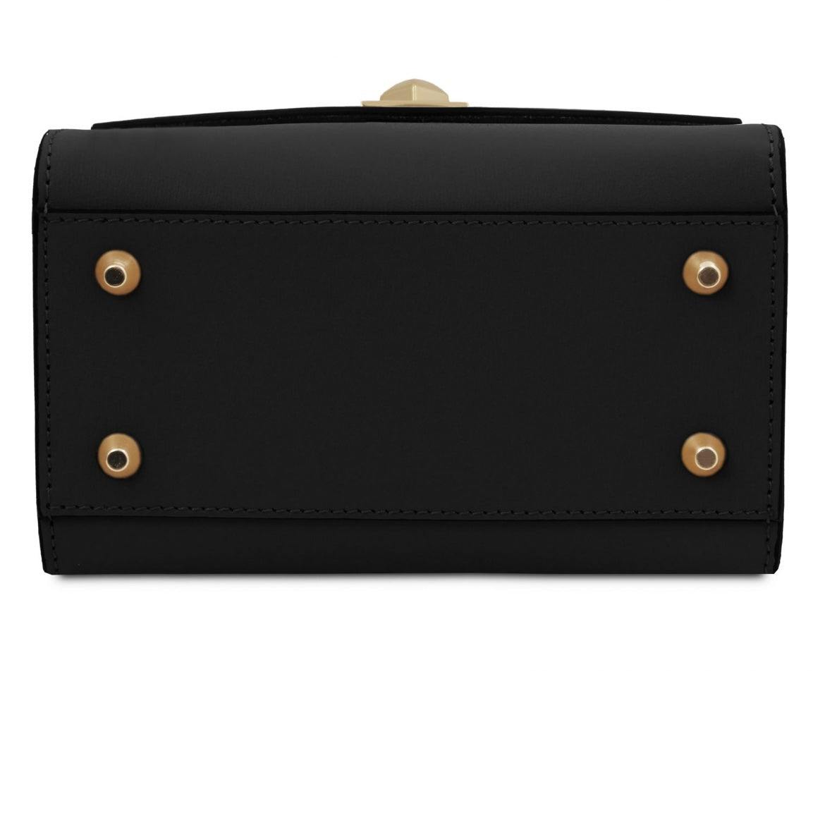 The Tropical Duchess Tuscany Leather  TL BAG TL142203 Leather Handbag in Black