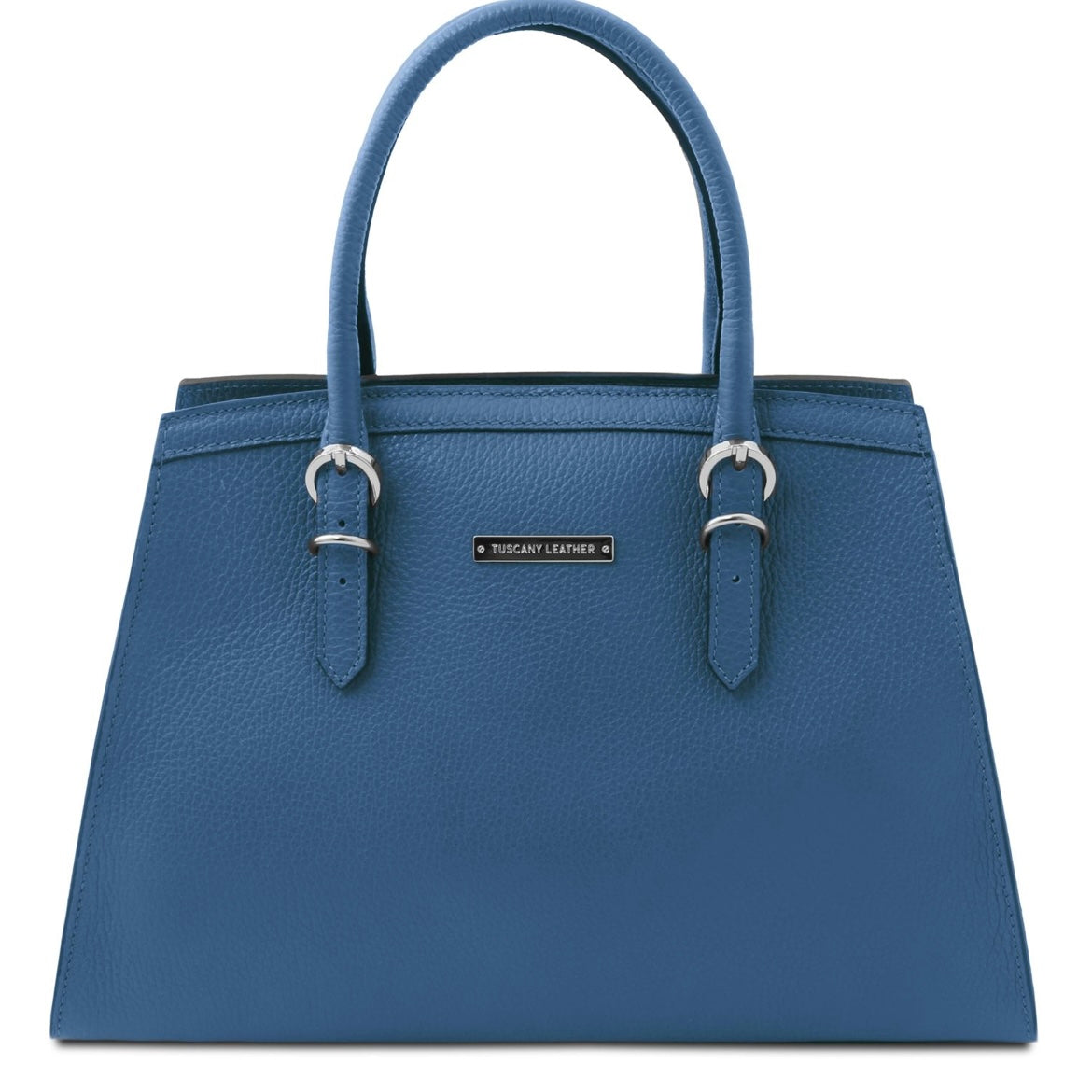 The Tropical Duchess Tuscany Leather  TL BAG TL142147 Leather Handbag in Denim
