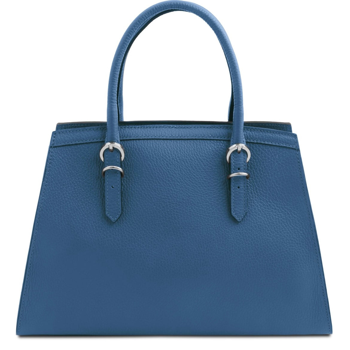 The Tropical Duchess Tuscany Leather  TL BAG TL142147 Leather Handbag in Denim