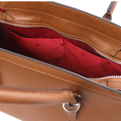 The Tropical Duchess Tuscany Leather  TL BAG TL142147 Leather Handbag in Cognac