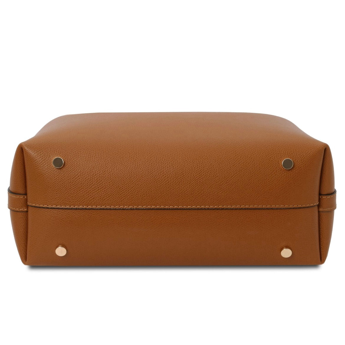 The Tropical Duchess Tuscany Leather  TL BAG CLIO TL141690 Leather Secchiello bag in Cognac