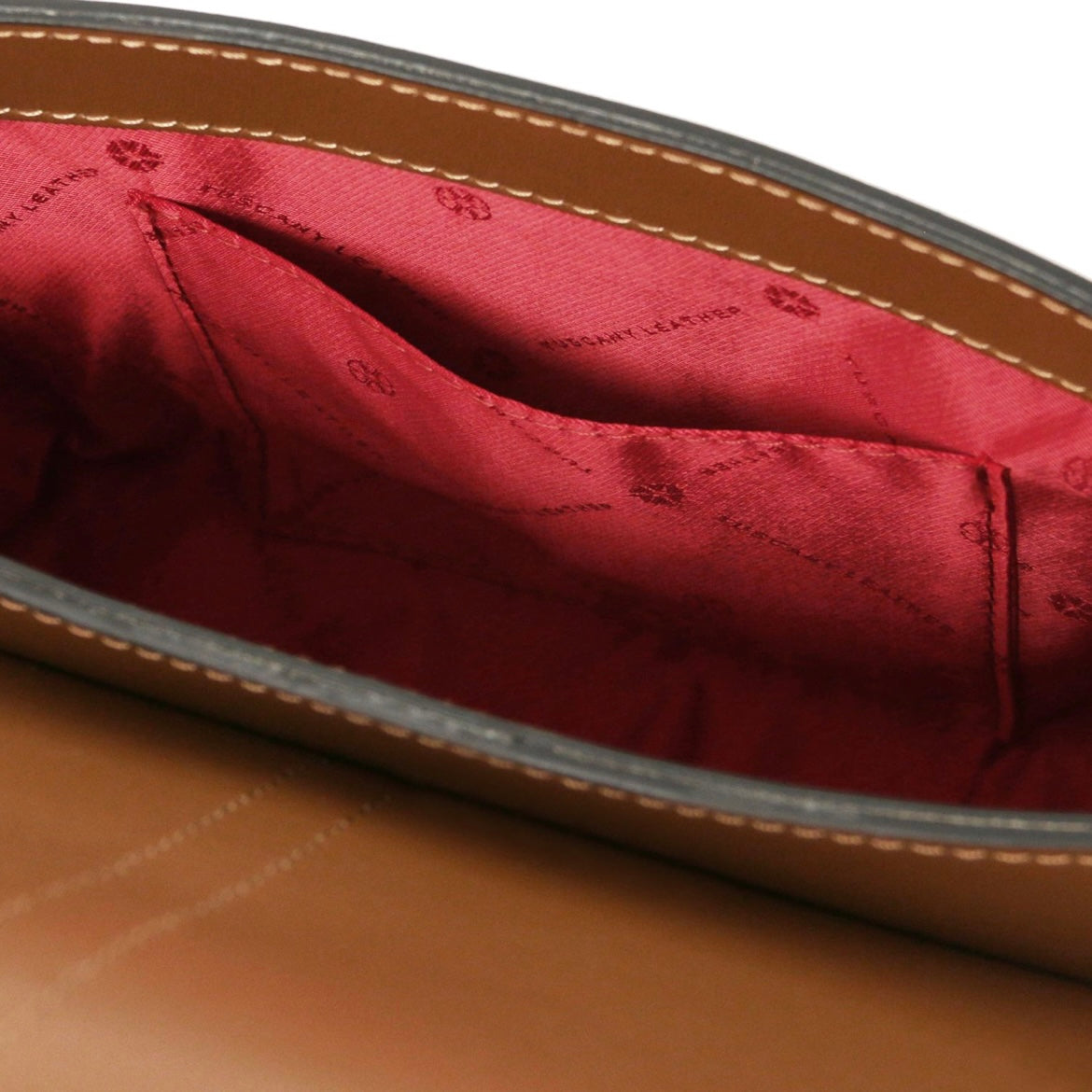 The Tropical Duchess Tuscany Leather  TL BAG NAUSICA TL141598 Leather Shoulder bag in Cognac