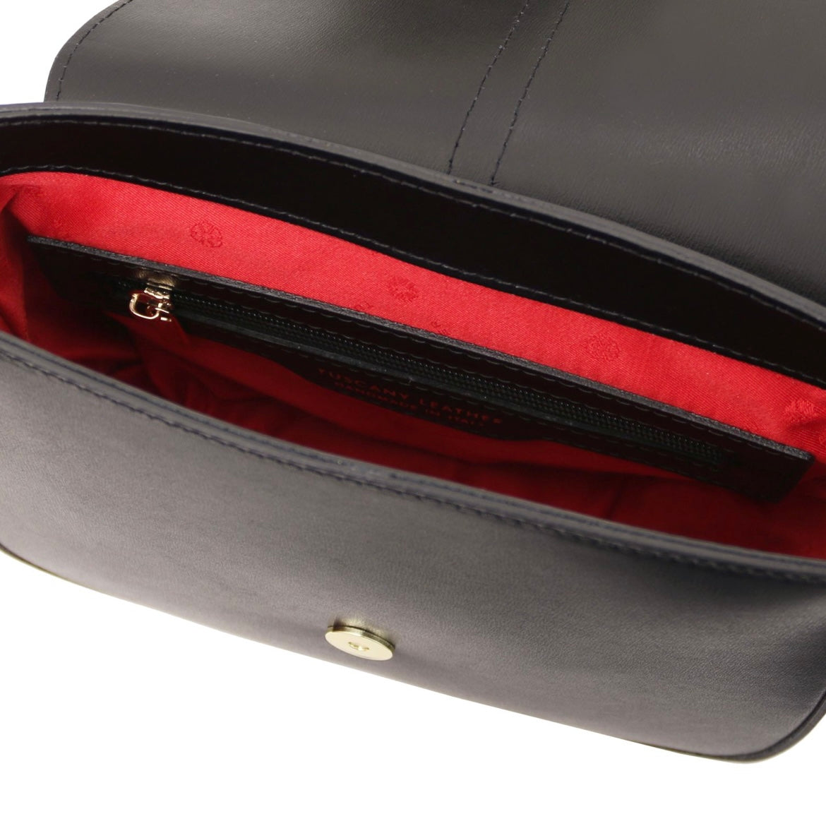The Tropical Duchess Tuscany Leather  TL BAG NAUSICA TL141598 Leather Shoulder bag in Black