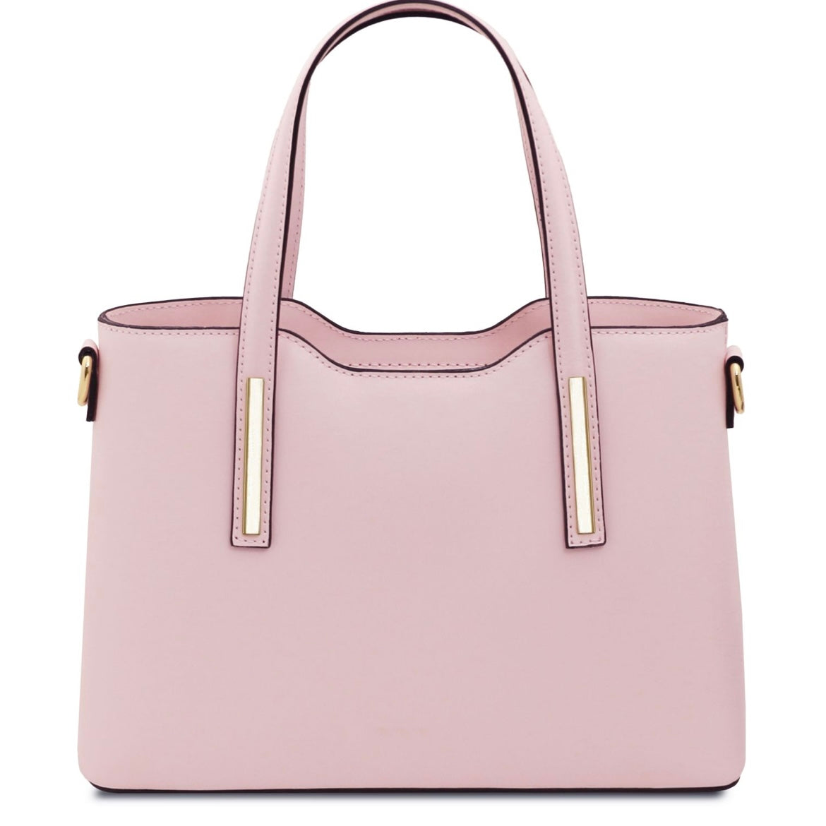 The Tropical Duchess Tuscany Leather  TL BAG OLIMPIA TL141521 Leather Tote - Small Size  in Ballet Pink