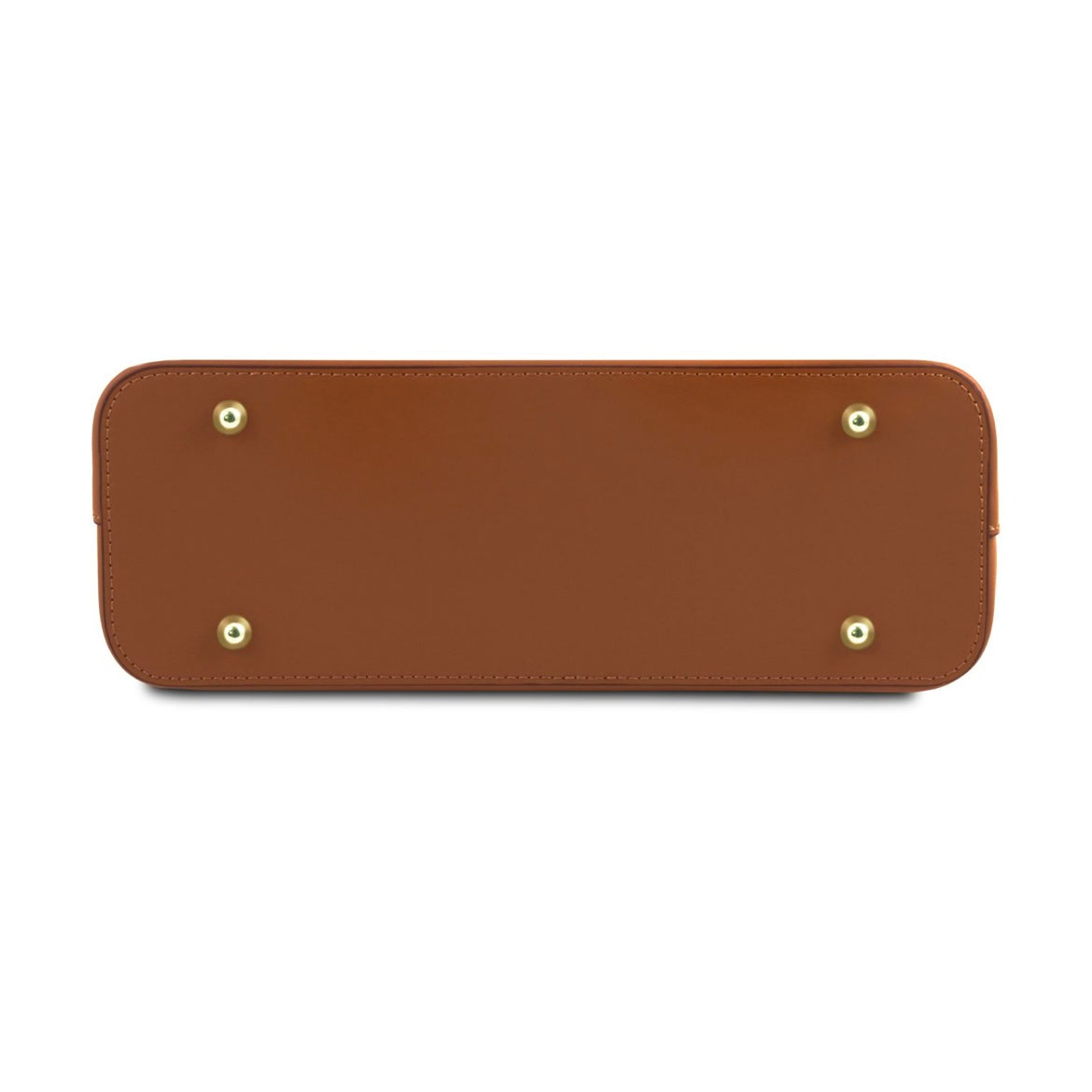 The Tropical Duchess Tuscany Leather  TL BAG OLIMPIA TL141521 Leather Tote - Small Size  in Cognac
