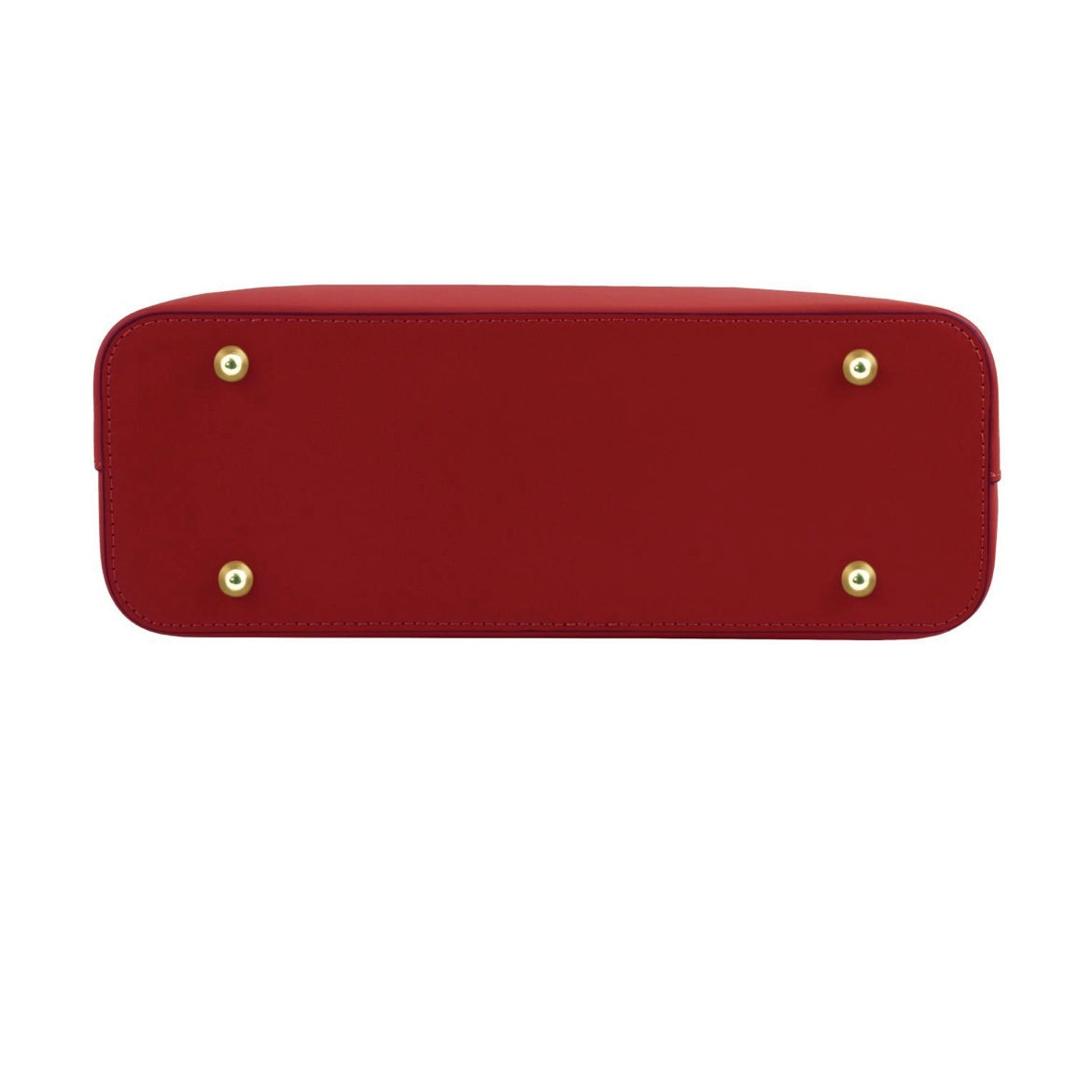 The Tropical Duchess Tuscany Leather  TL BAG OLIMPIA TL141521 Leather Tote - Small Size  in Red