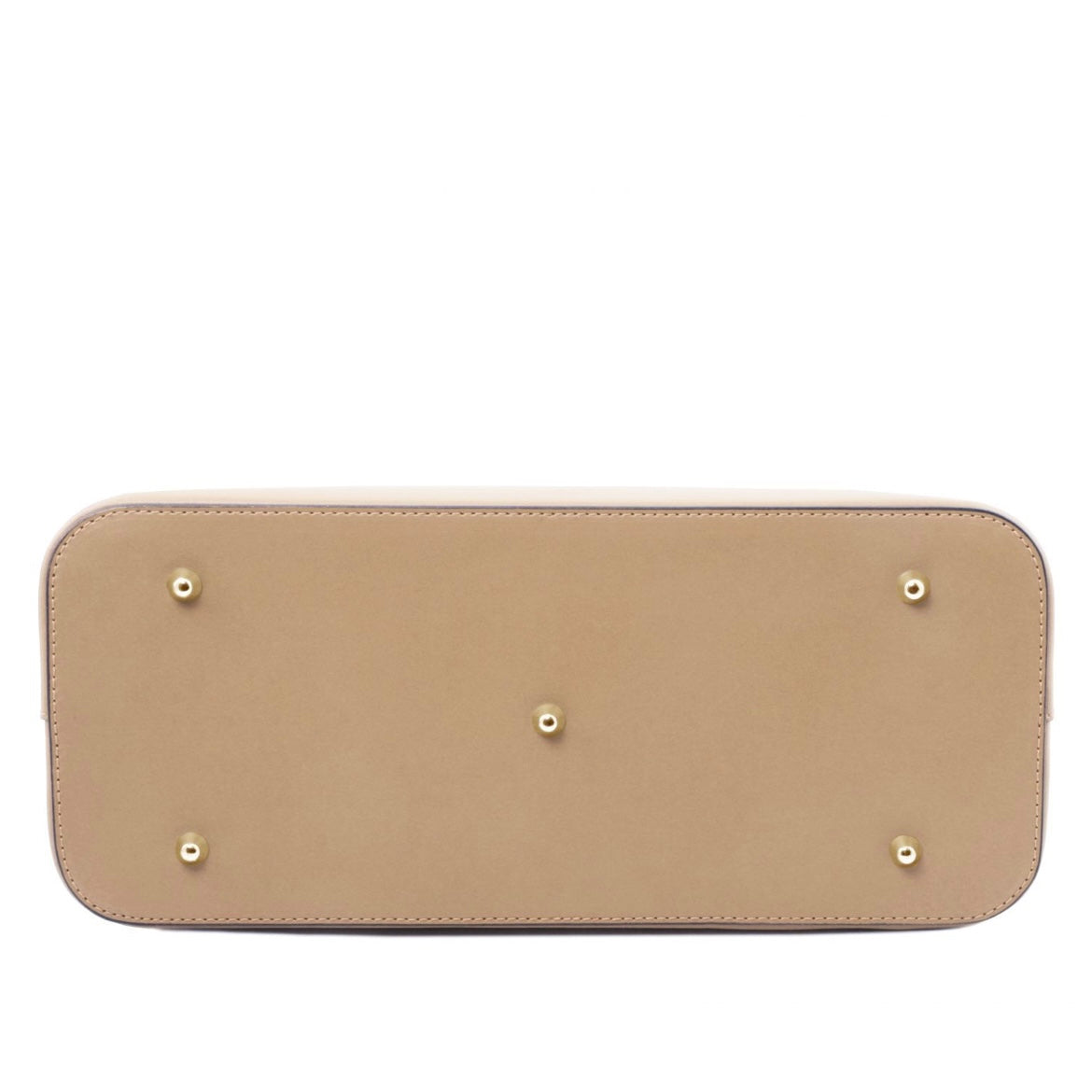 The Tropical Duchess Tuscany Leather  TL BAG OLIMPIA TL141412 Leather Tote in Champagne