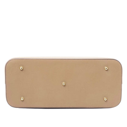 The Tropical Duchess Tuscany Leather  TL BAG OLIMPIA TL141412 Leather Tote in Champagne