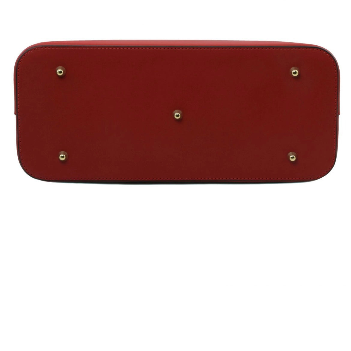 The Tropical Duchess Tuscany Leather  TL BAG OLIMPIA TL141412 Leather Tote in Red
