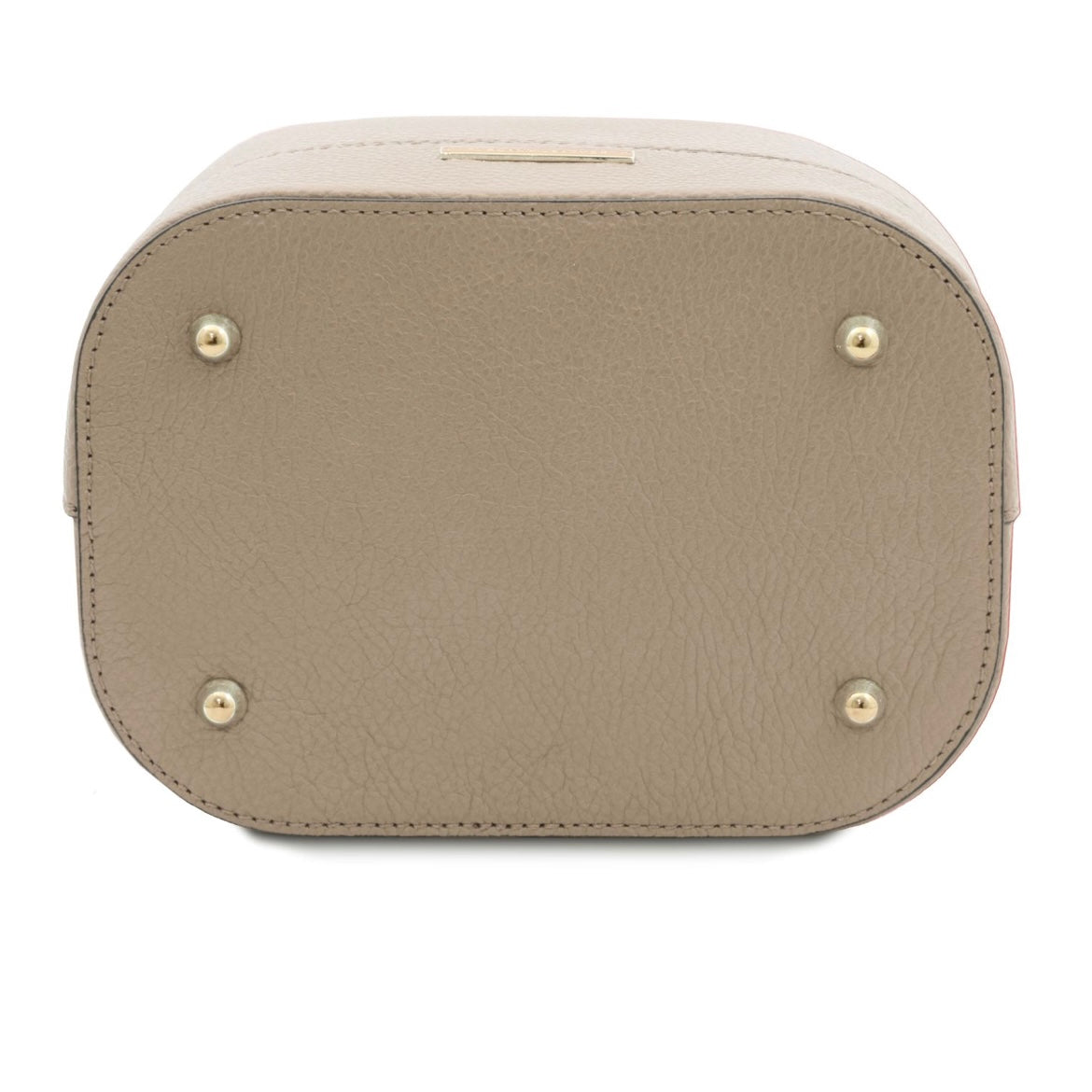 Branded handbags for women Leather Bucket bag TL BAG TL142146 in Light Taupe