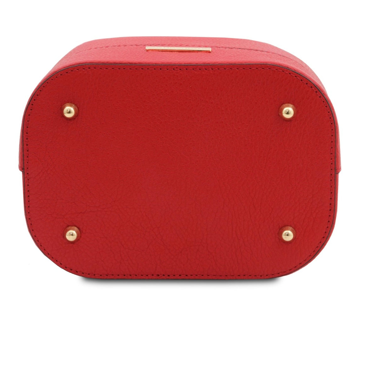 Branded handbags for women Leather Bucket bag TL BAG TL142146 in Lipstick Red