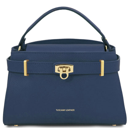 Best handbags for women Leather Tote MAISY TL142455 in Dark Blue