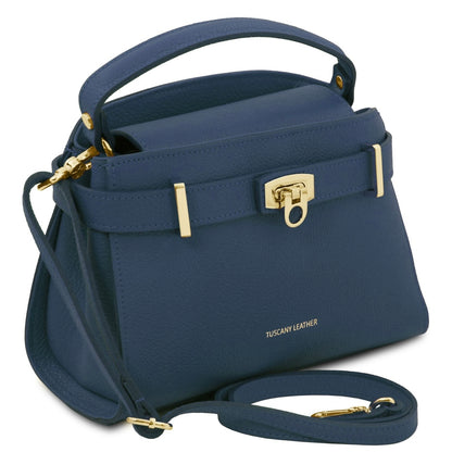 Best handbags for women Leather Tote MAISY TL142455 in Dark Blue