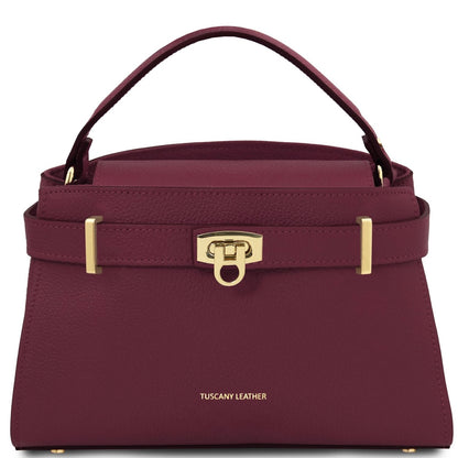 Best handbags for women Leather Tote MAISY TL142455 in Bordeaux