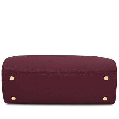 Best handbags for women Leather Tote MAISY TL142455 in Bordeaux