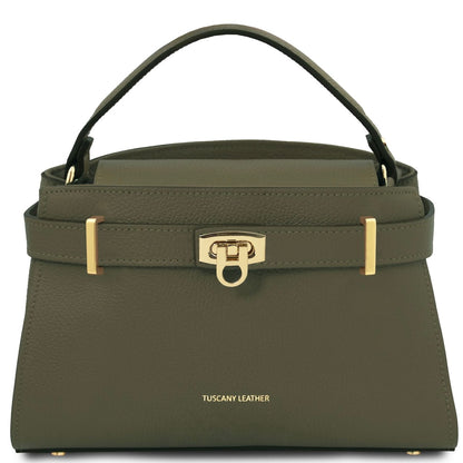 Best handbags for women Leather Tote MAISY TL142455 in Forest Green