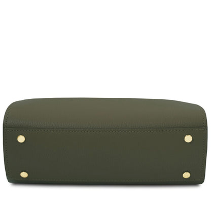 Best handbags for women Leather Tote MAISY TL142455 in Forest Green