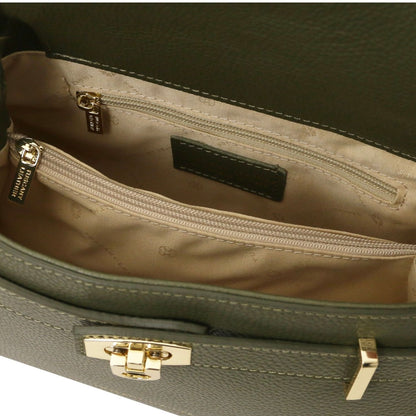 Best handbags for women Leather Tote MAISY TL142455 in Forest Green