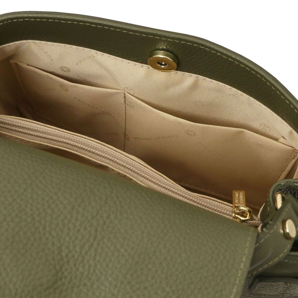 Best handbags for women Leather Tote MAISY TL142455 in Forest Green