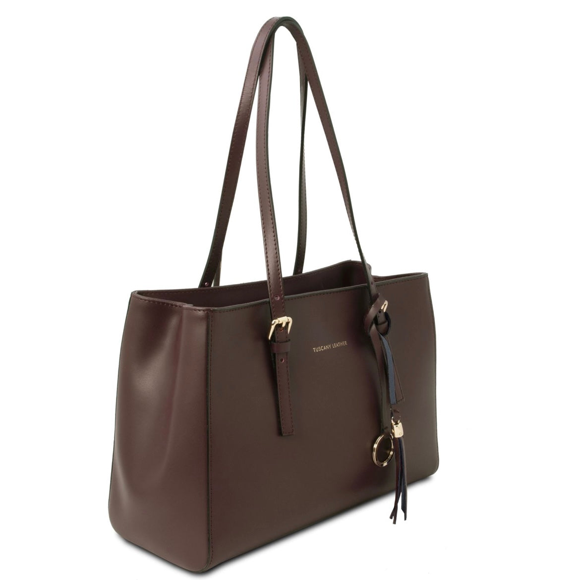 Quality Handbags Leather Shoulder bag TL BAG TL142037 in Coffee