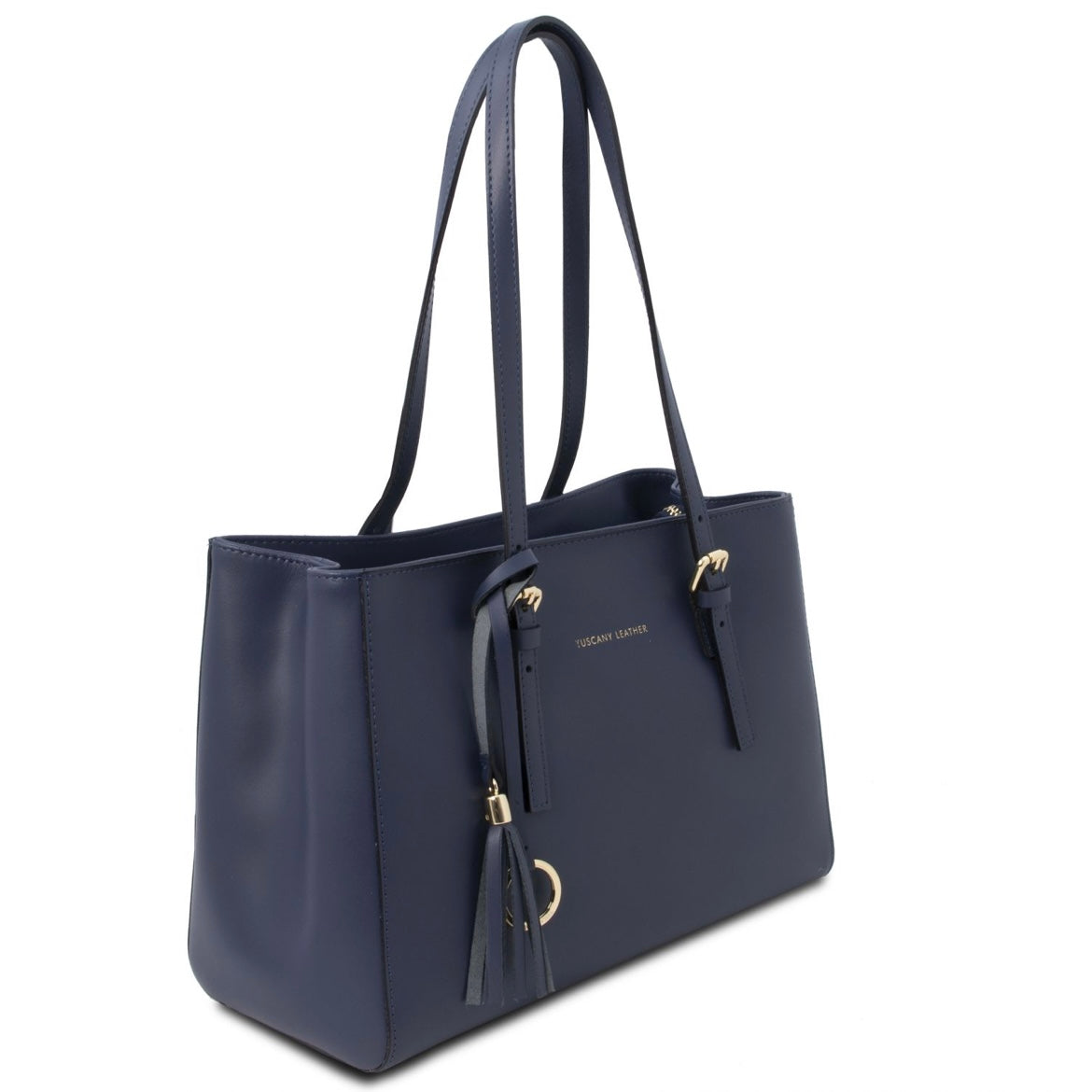 Quality Handbags Leather Shoulder bag TL BAG TL142037 Dark Blue