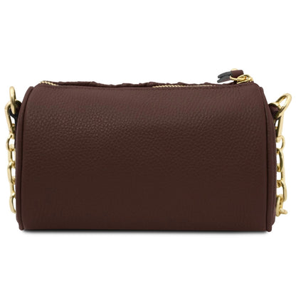 Designer Handbags in Ireland Mini Bowling Leather bag CHANTILLY TL142493 in Coffee