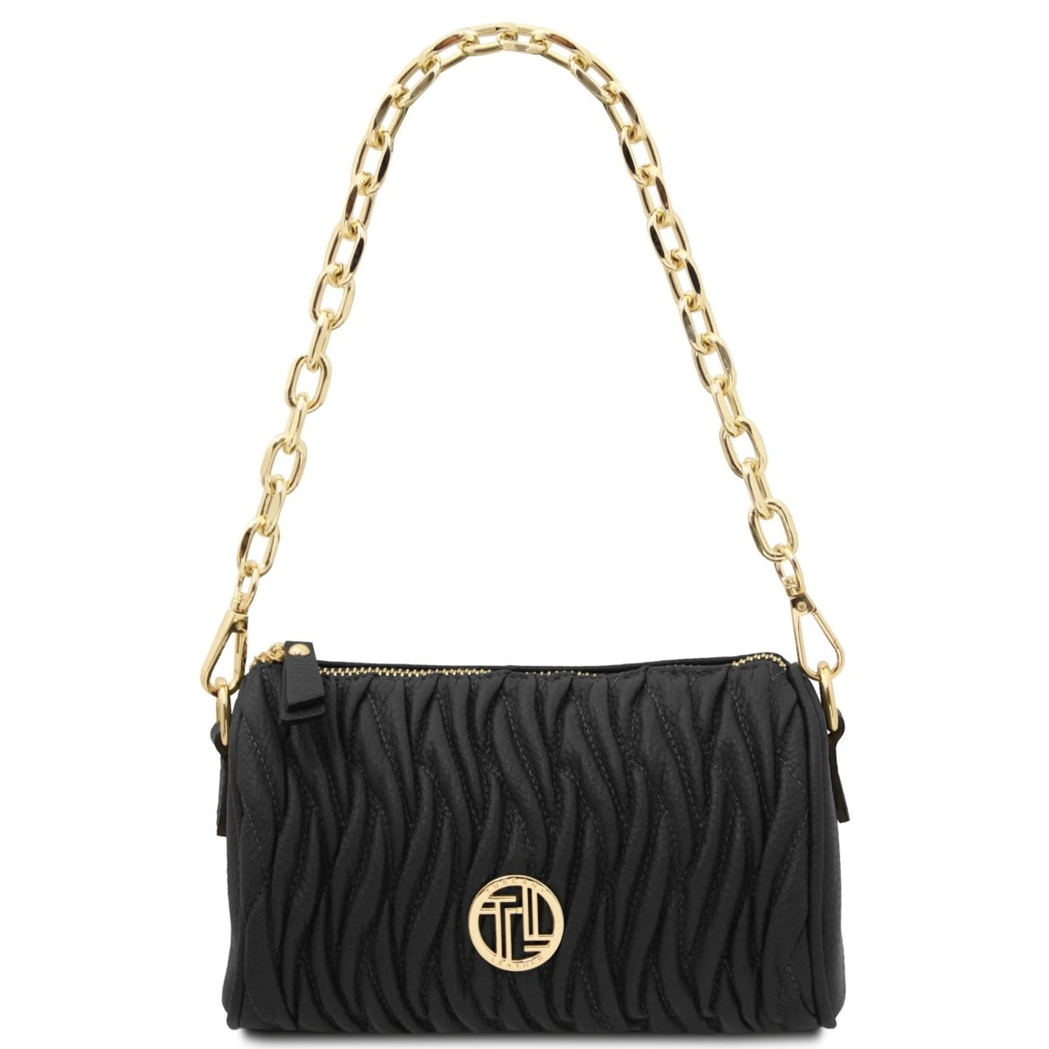 Designer Handbags in Ireland Mini Bowling Leather bag CHANTILLY TL142493 in Black