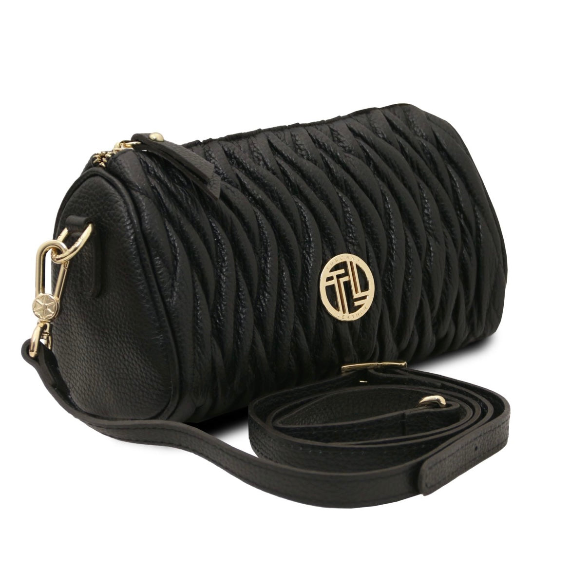 Designer Handbags in Ireland Mini Bowling Leather bag CHANTILLY TL142493 in Black